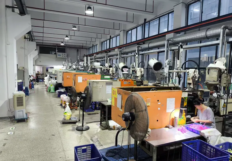 Injection molding floor at ADAR's Huizhou factory